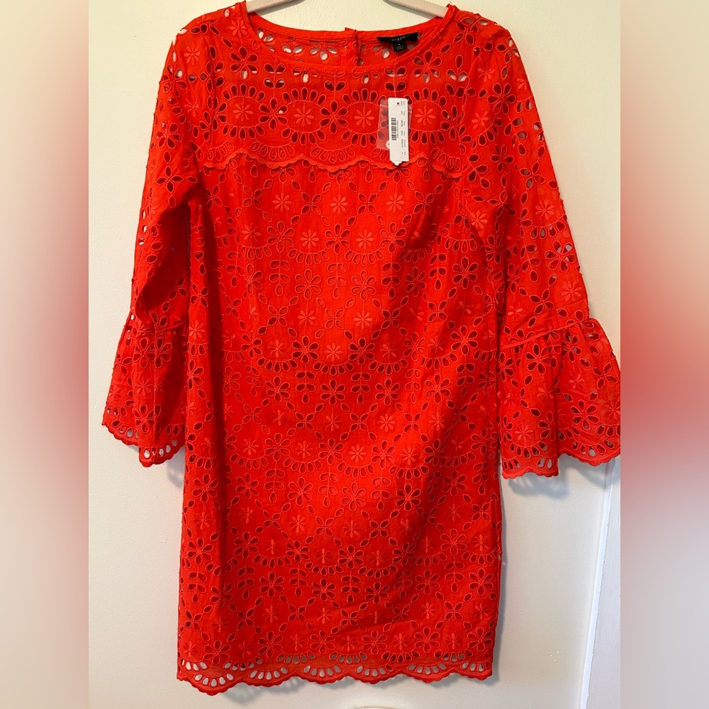 Jcrew eyelet dress